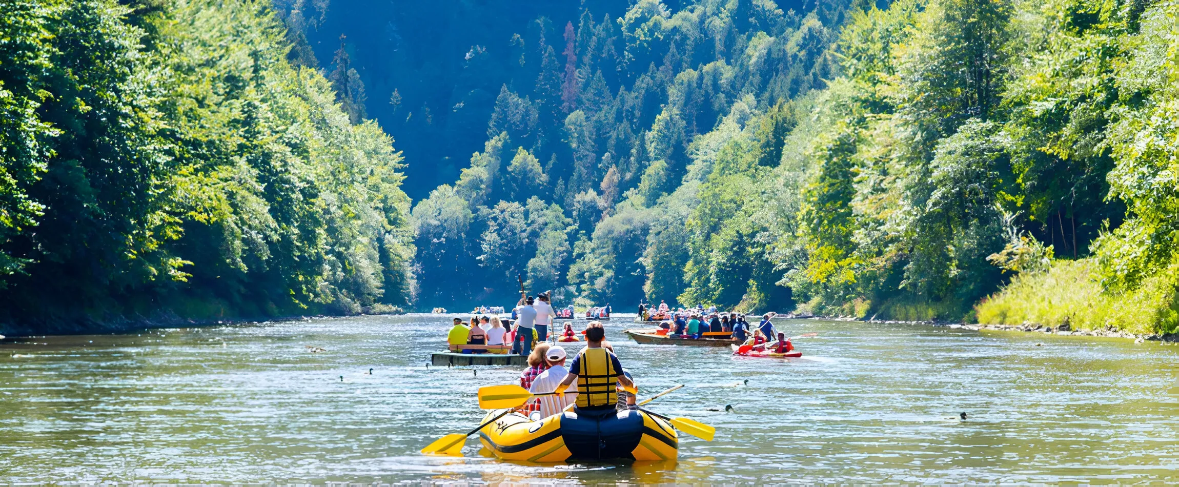 Pieniny National Park Rafting through Dunajec Gorge