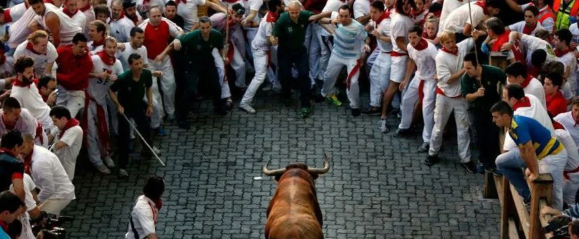 See the Running of the Bulls in Pamplona