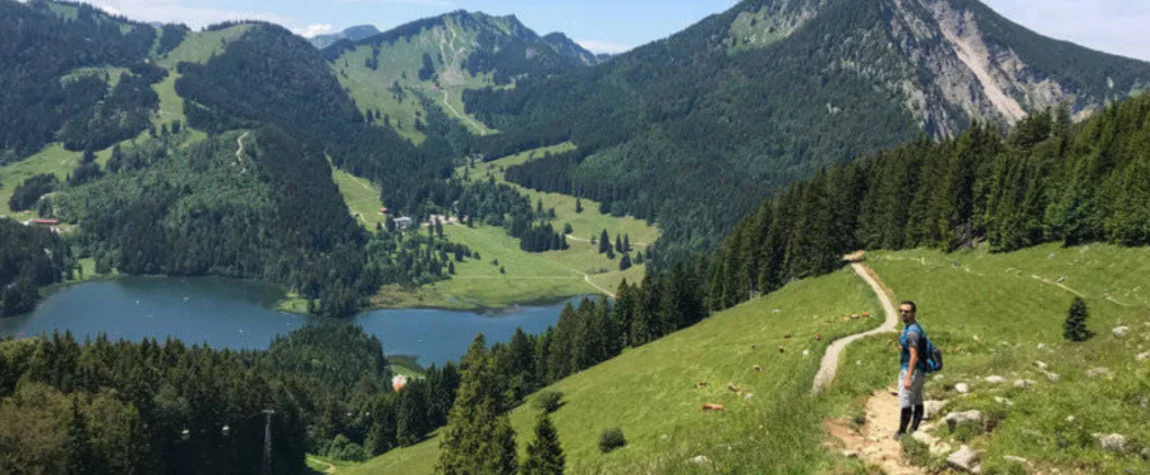 Trekking in the Alps of Bayern