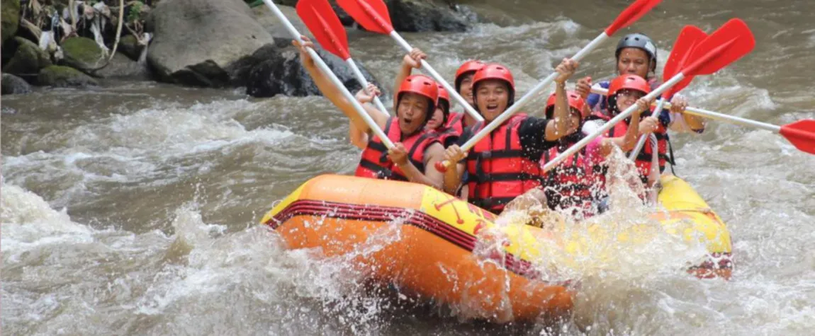 White Water Rafting in the Ayung River