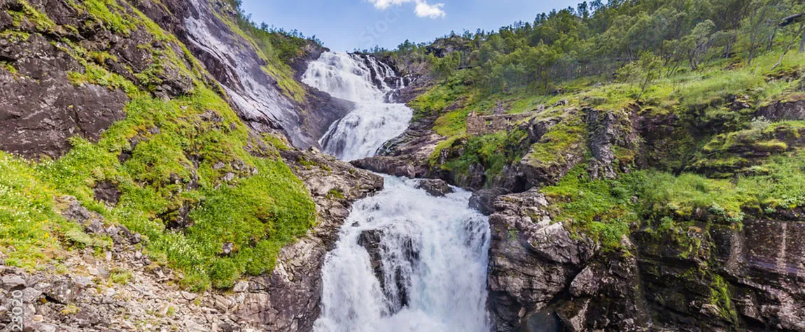 Kjosfossen - Waterfalls in Norway