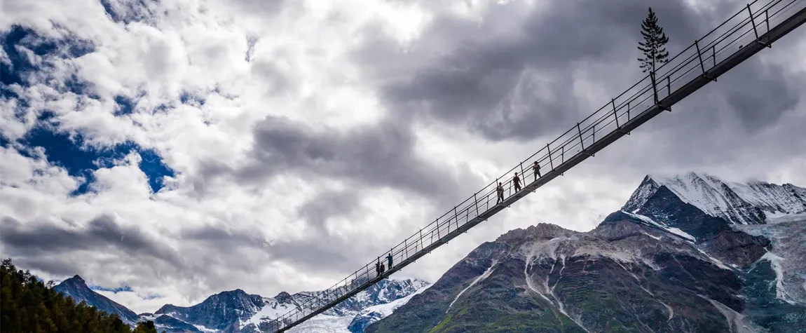 The most beautiful bridges in Switzerland.