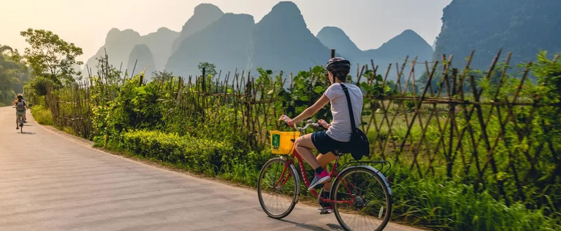 Cycling in Yangshuo - China