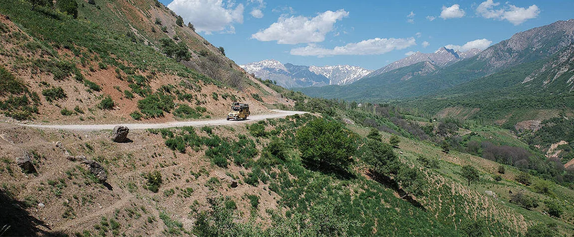 Hiking in the Tien Shan Mountains