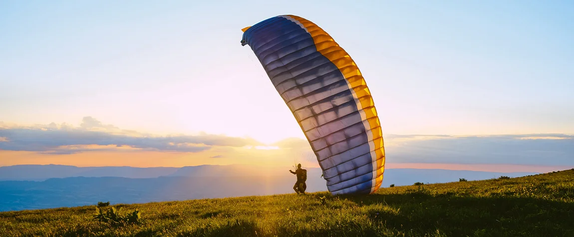 Paragliding in Bumthang - places to visit in Bhutan