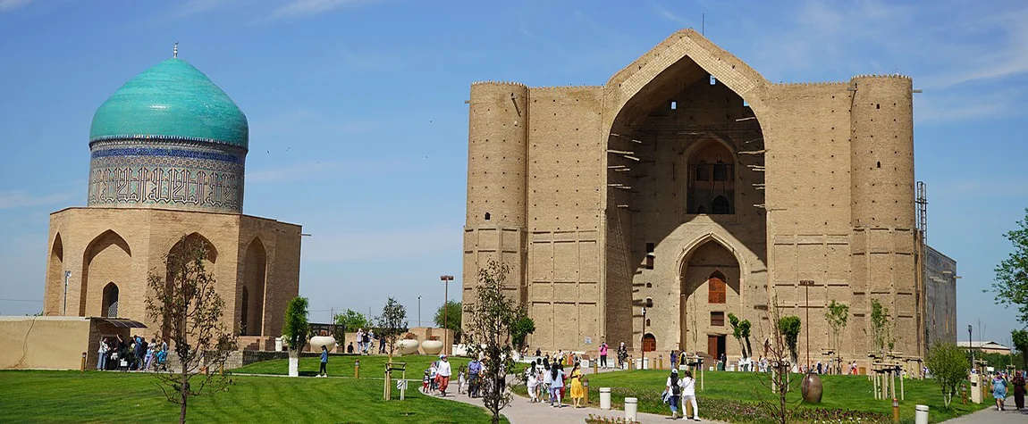 The Mausoleum of Khawaja Ahmed Yasawi - tourist attractions in Kazakhstan