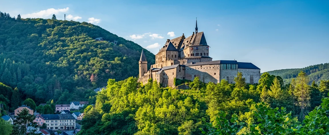 Vianden Castle - places to visit in Luxembourg