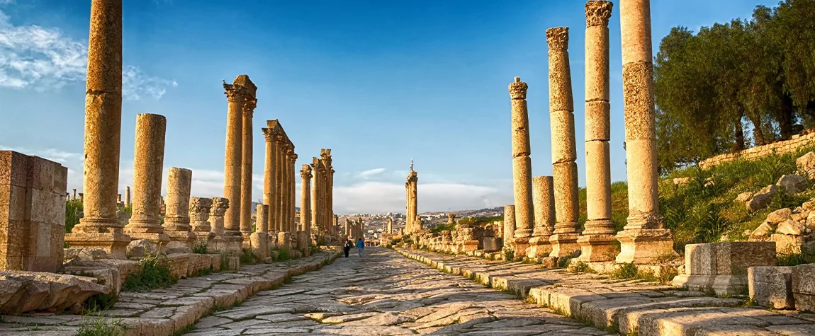 Amman to Jerash - road trips in Jordan