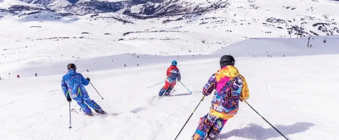 Skiing in Solang Valley