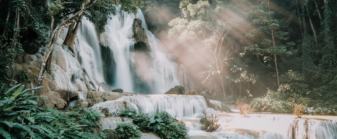 Swim in the Kuang Si Waterfalls