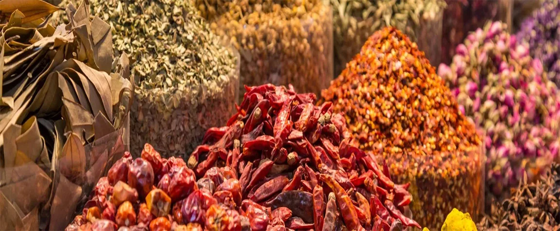 This is a typical Moroccan food market