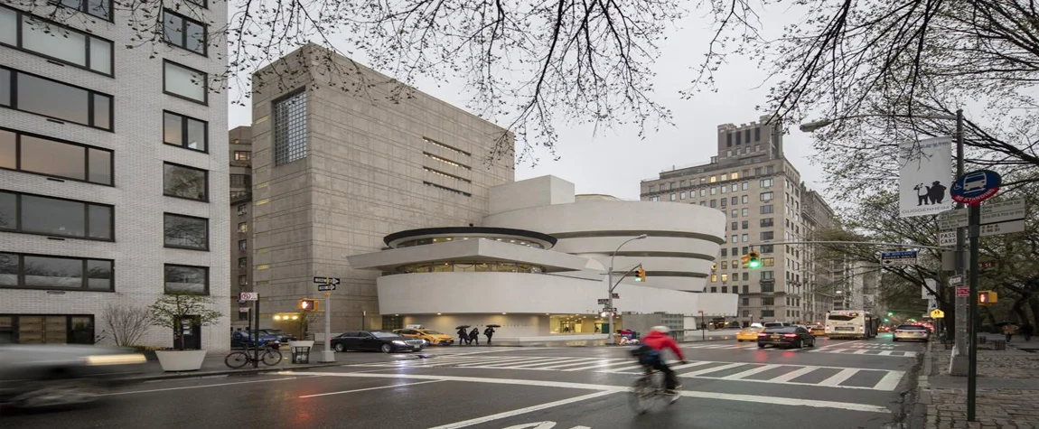 The Solomon R. Guggenheim Museum or Guggenheim Museum in New York City