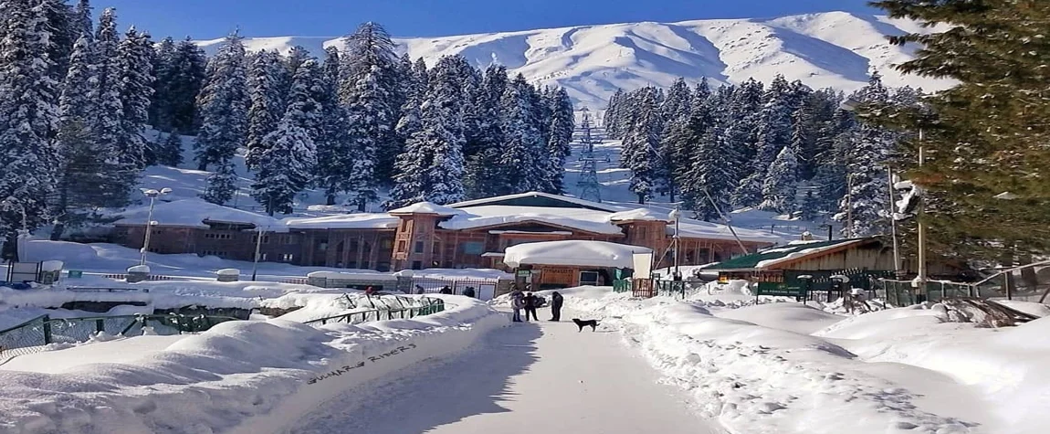 Gulmarg - snowfall in India this December