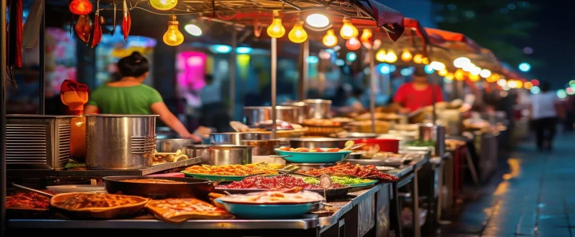 Enjoy Local Cuisine at Street Food Stalls