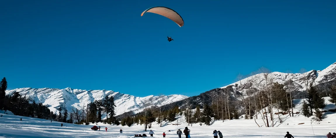 Paragliding in Solang Valley - Himachal Pradesh Manali