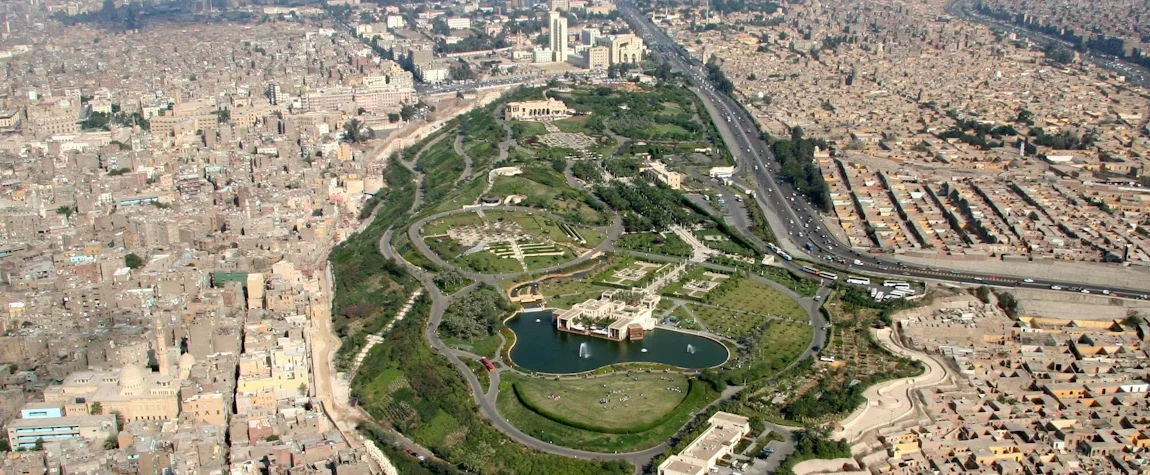 Relax at Al-Azhar Park