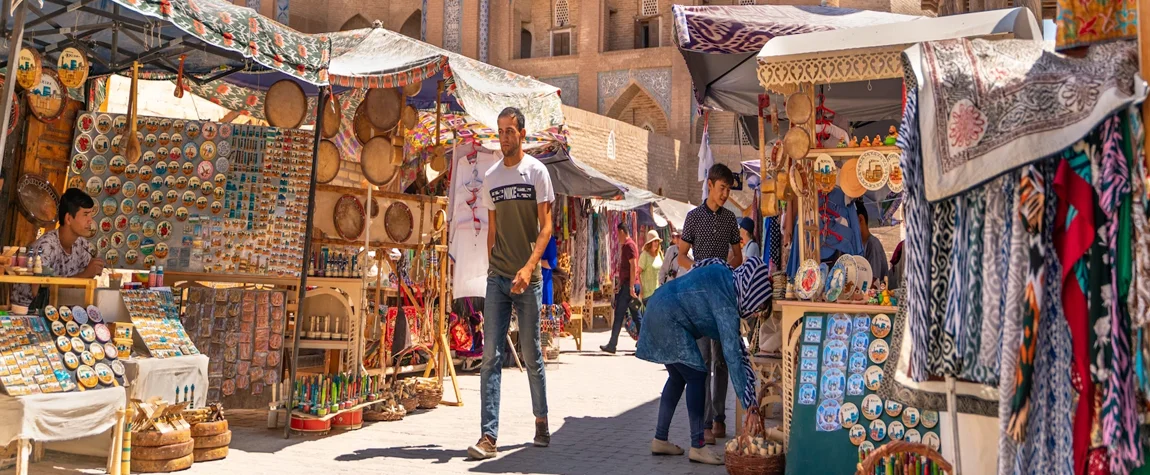 Shop at the Khiva Bazaar