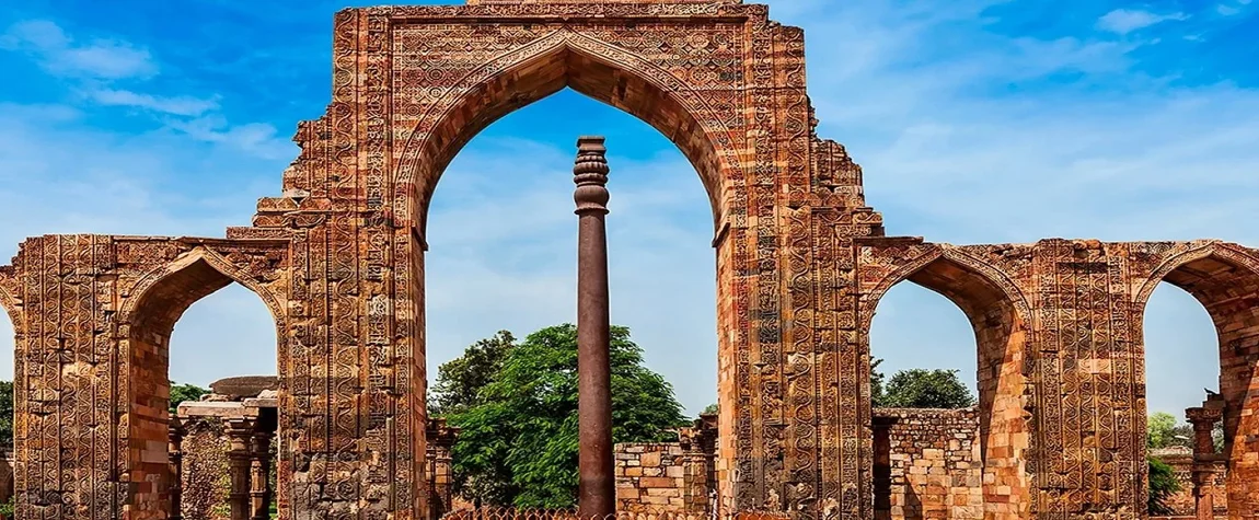 8. The Iron Pillar of Delhi - Qutub Minar