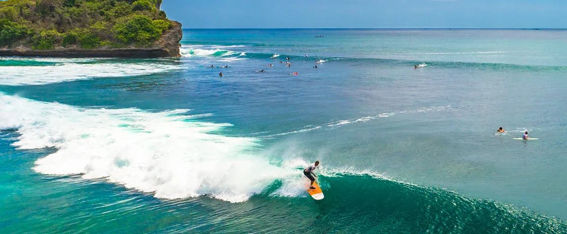 Go Surfing at Double Six Beach