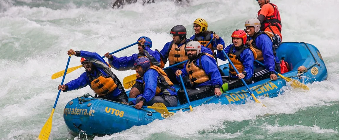 Trekking and Rafting at Enguri River