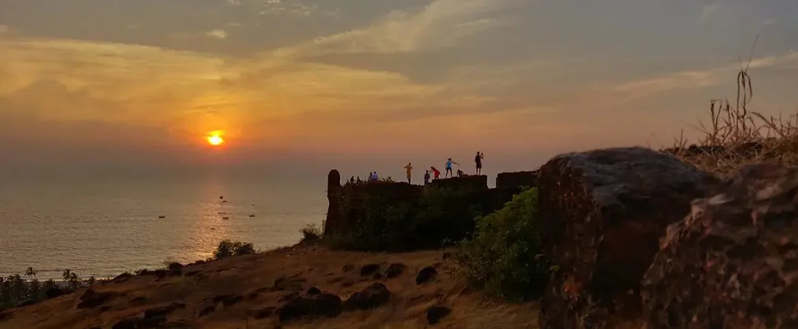 Sunset at Chapora Fort