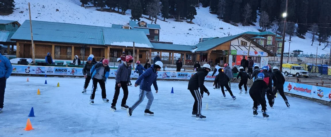 2. Ice Skating in Pahalgam