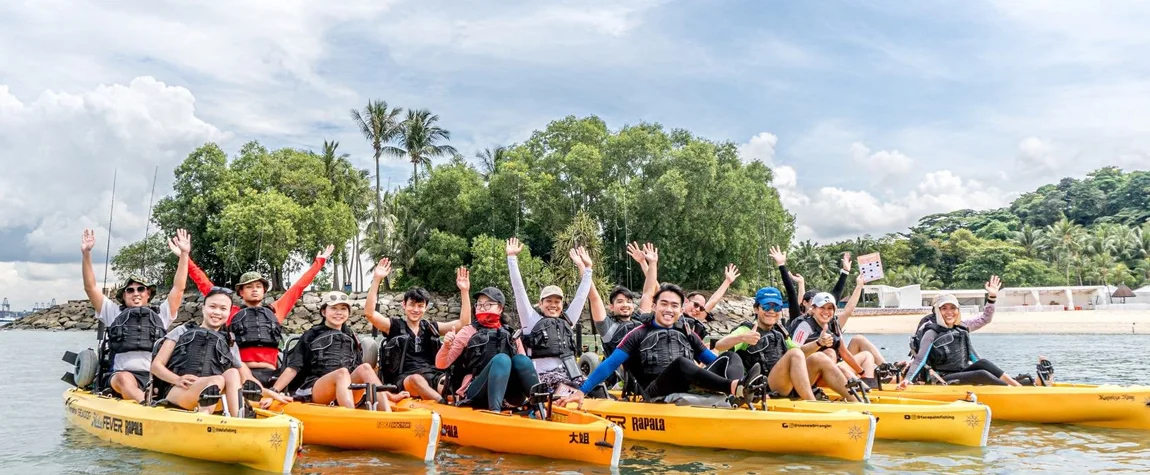 Kayaking at Sentosa