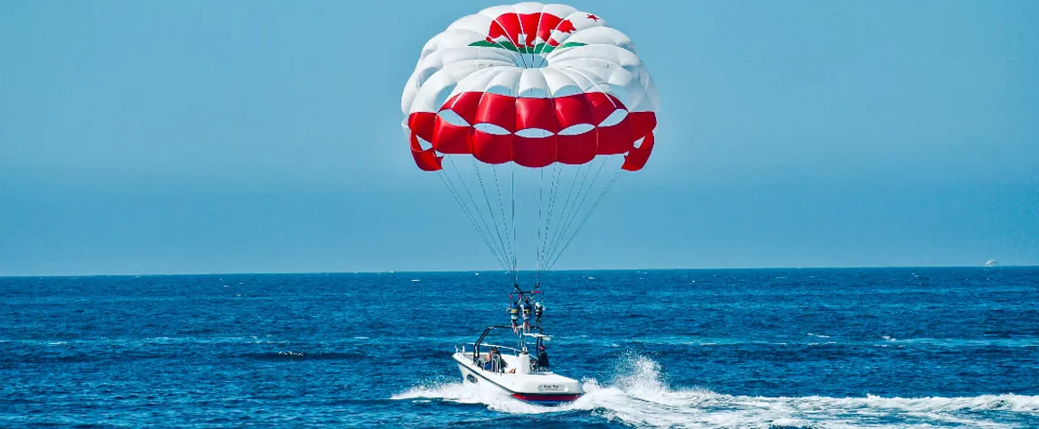 5. Parasailing for that bird’s eye view - Things to Do in Maldives 