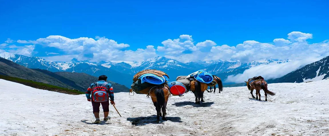 5. Snow Trekking in Sonamarg - Kashmir in winters