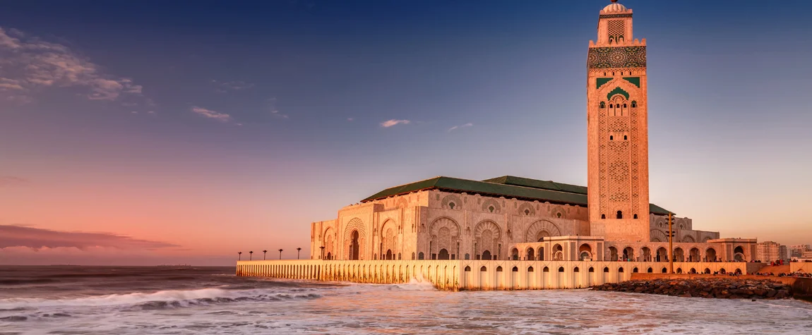 Visit the Hassan II Mosque in Casablanca