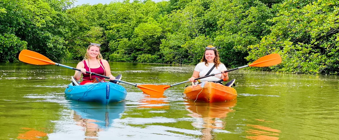 6. Canoeing in the Mangrove Tidal Creeks