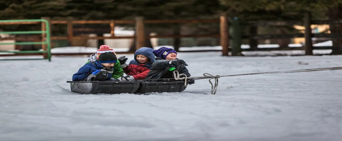 7. Snowman Making and Sledging - Kashmir in winters