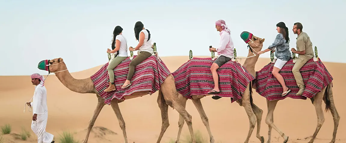 3. Camel Riding - Dubai Desert Safari