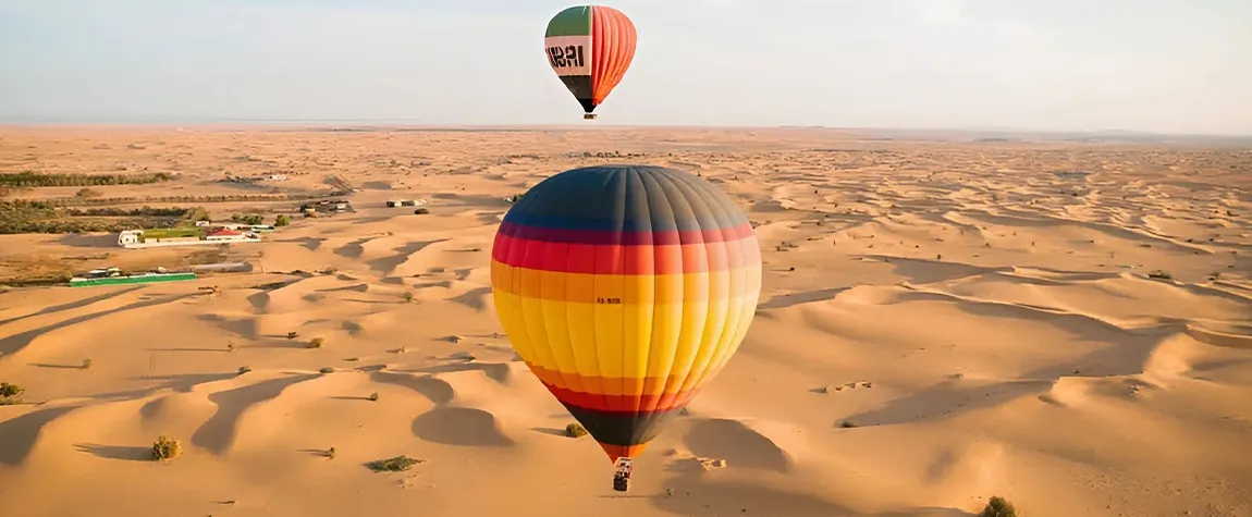 7. Hot Air Balloon Rides - Dubai Desert Safari