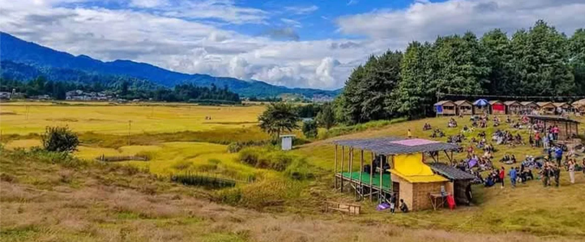 4. Ziro valley located in the Arunachal Pradesh